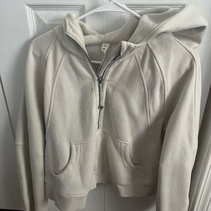 Lululemon oversized quarter zip scuba hoodie
